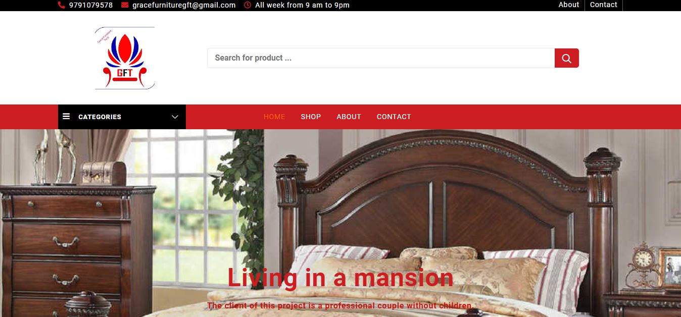 You are currently viewing GRACE FURNITURE WEBSITE